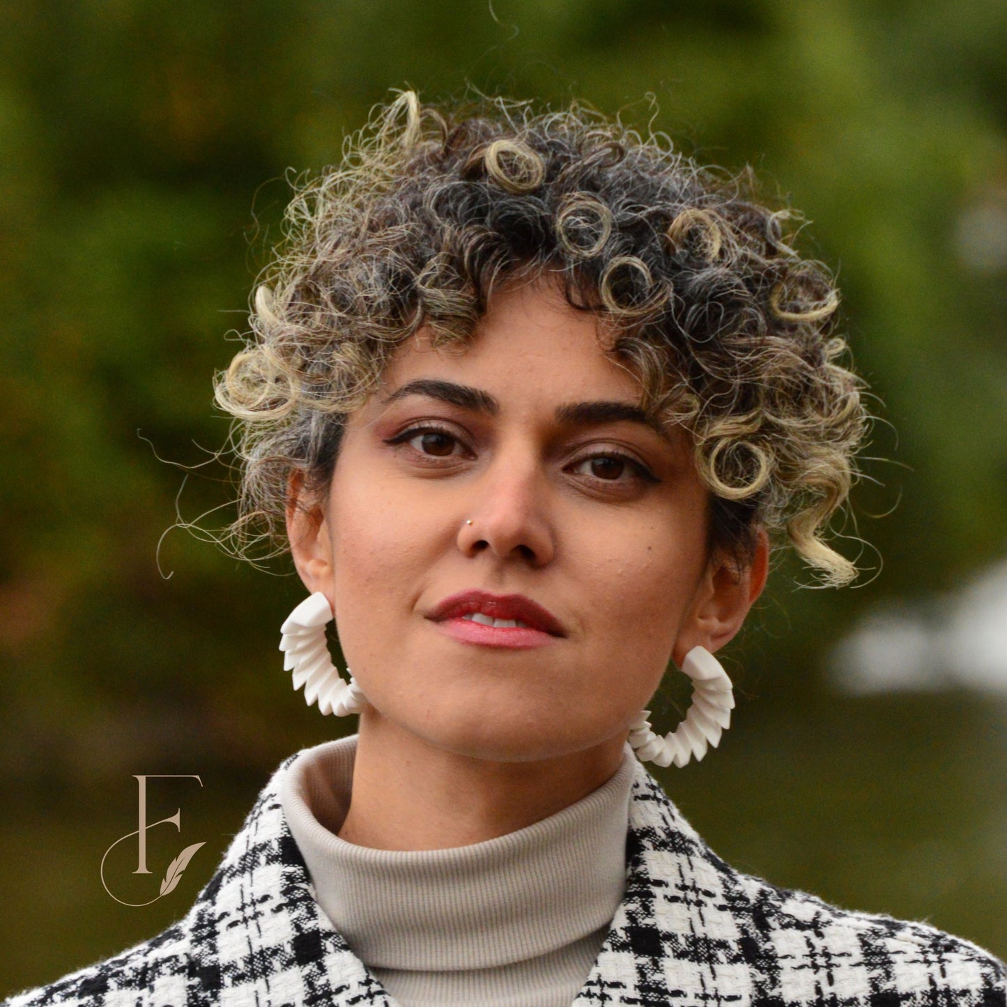 Kingra MilkyWhite Earrings