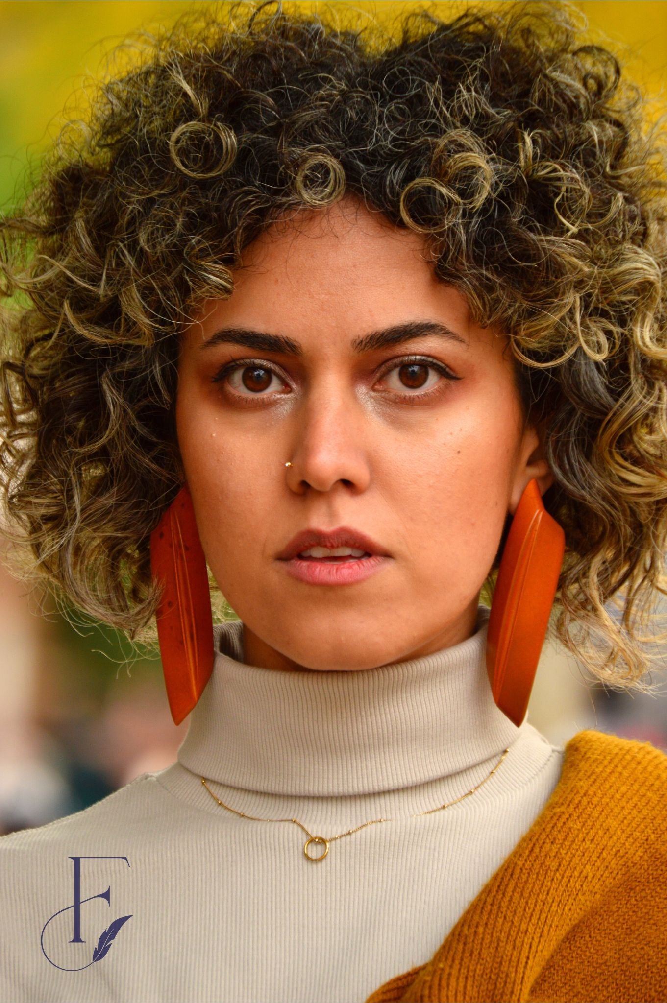 Garra Ochre Earrings