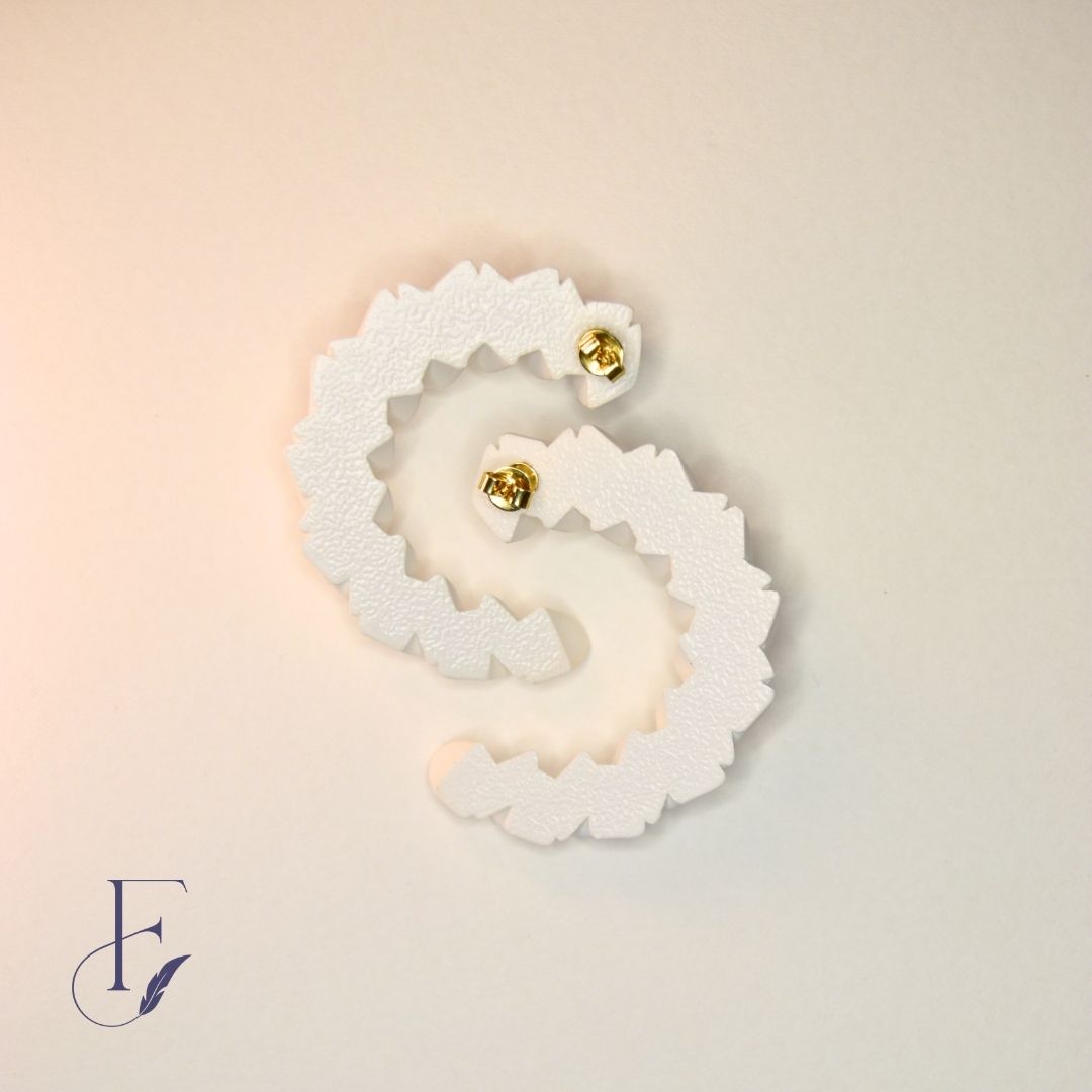 Kingra MilkyWhite Earrings