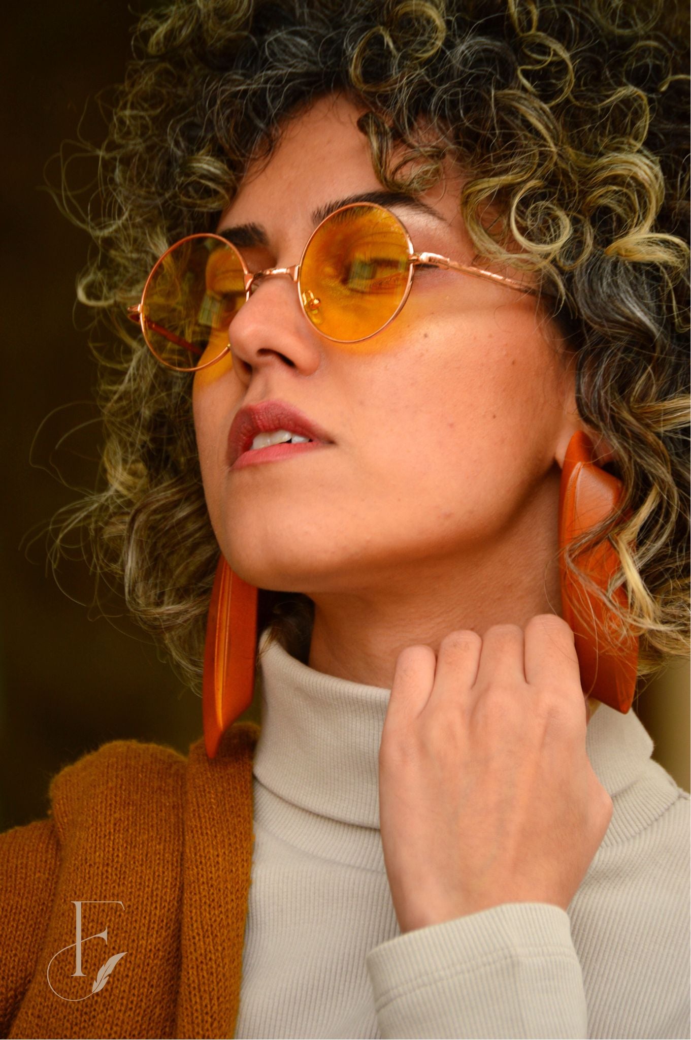 Garra Ochre Earrings