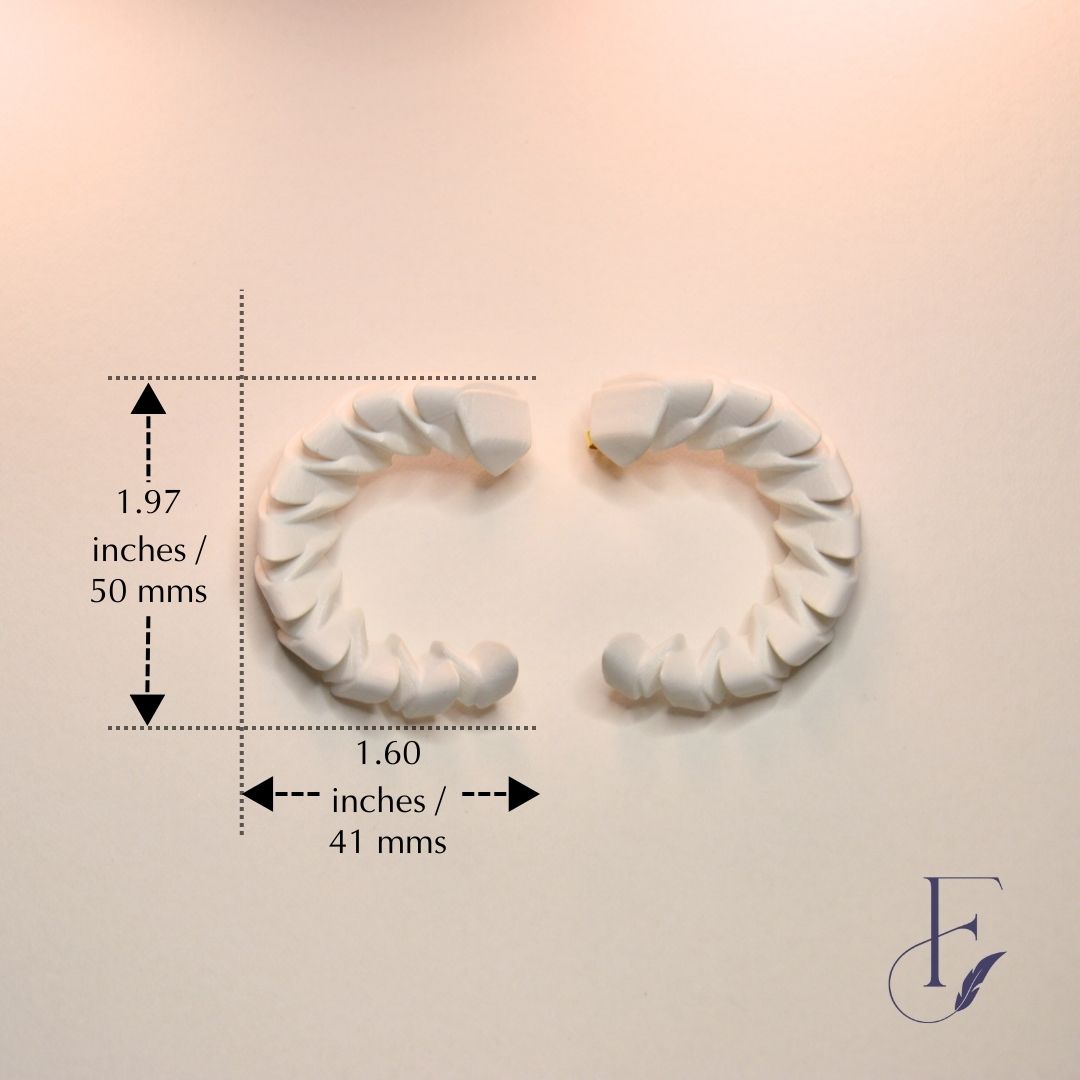 Kingra MilkyWhite Earrings