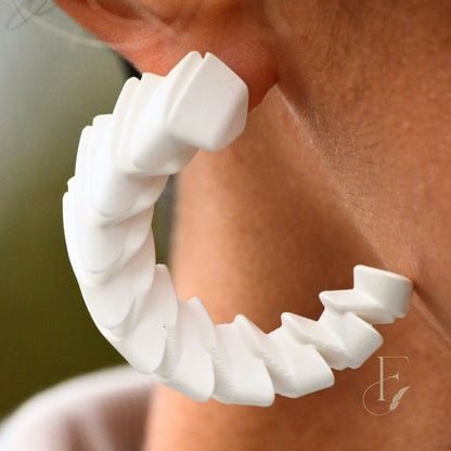 Kingra MilkyWhite Earrings