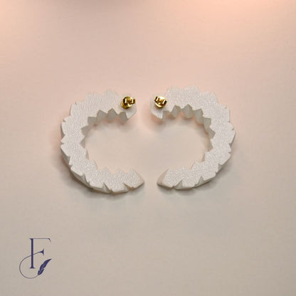 Kingra MilkyWhite Earrings
