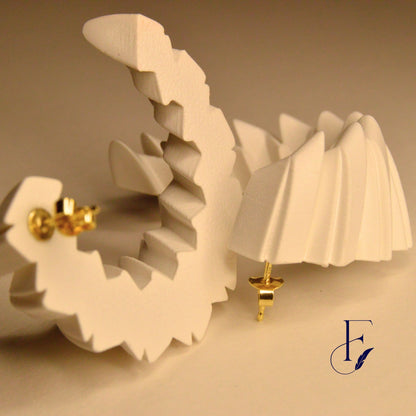 Kingra MilkyWhite Earrings