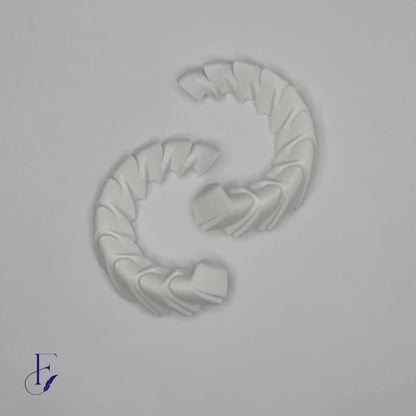 Kingra MilkyWhite Earrings